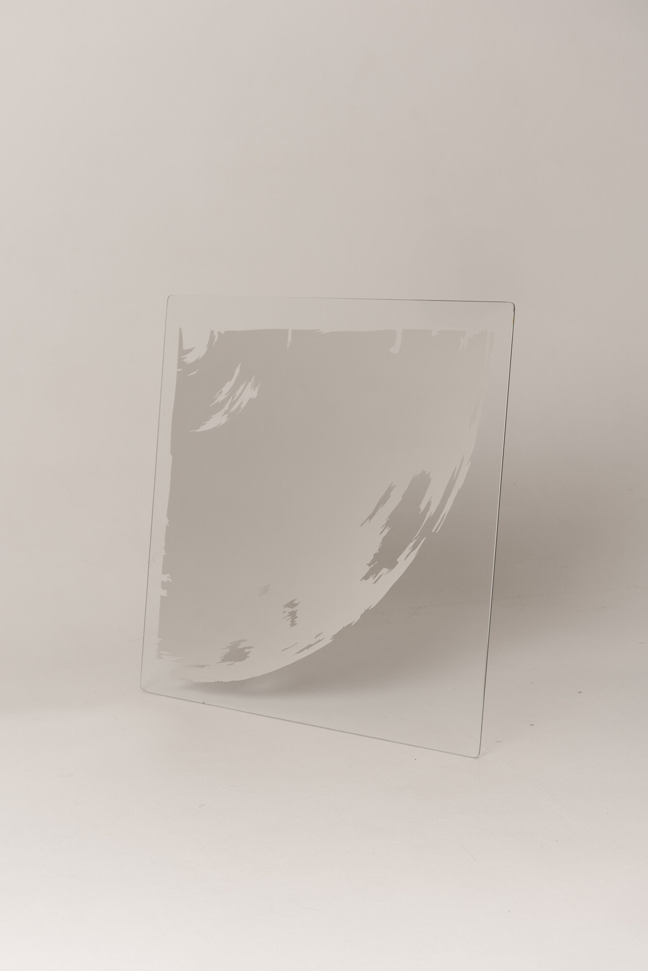 Зеркало квадратное, Дмитрий Назаров, 2023 — минимализм, стеклянная поверхность, размер 50×50 см