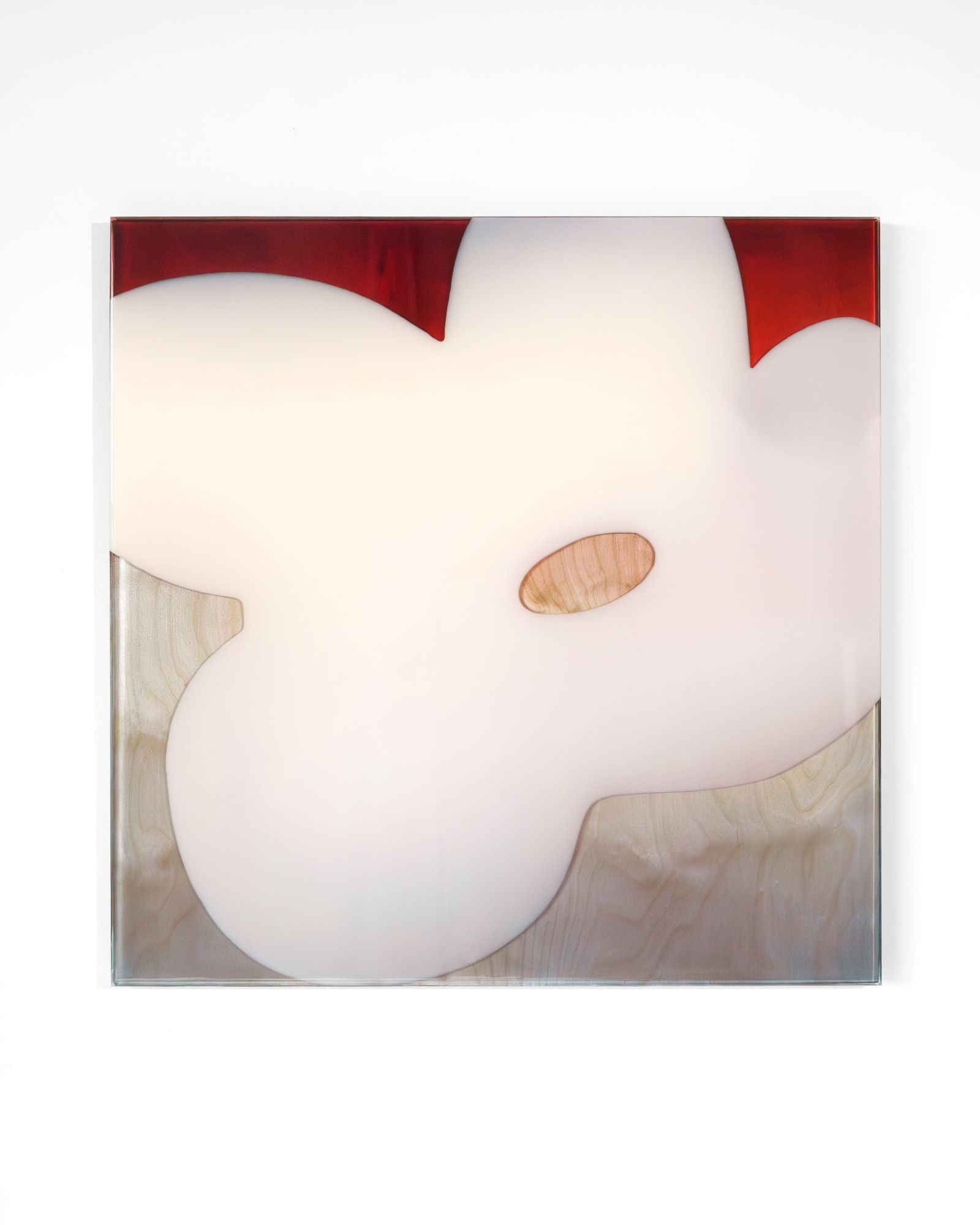 Абстрактный объект в форме цветка яблони в технике пятна. Современный декор, 2025, Alisa Spots