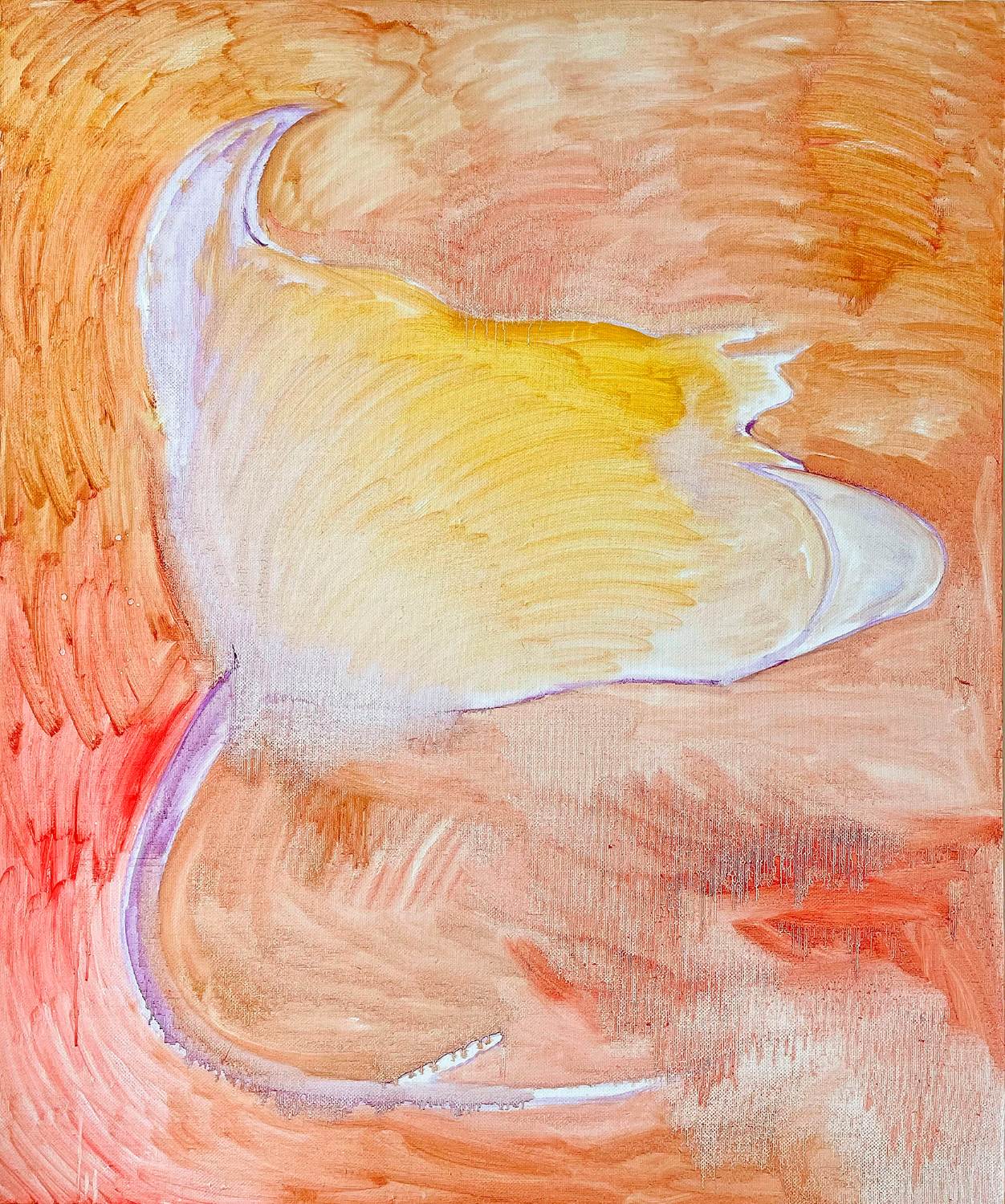 Картина «Скат», Апполинария Каспарс, масло на холсте, 120×100 см