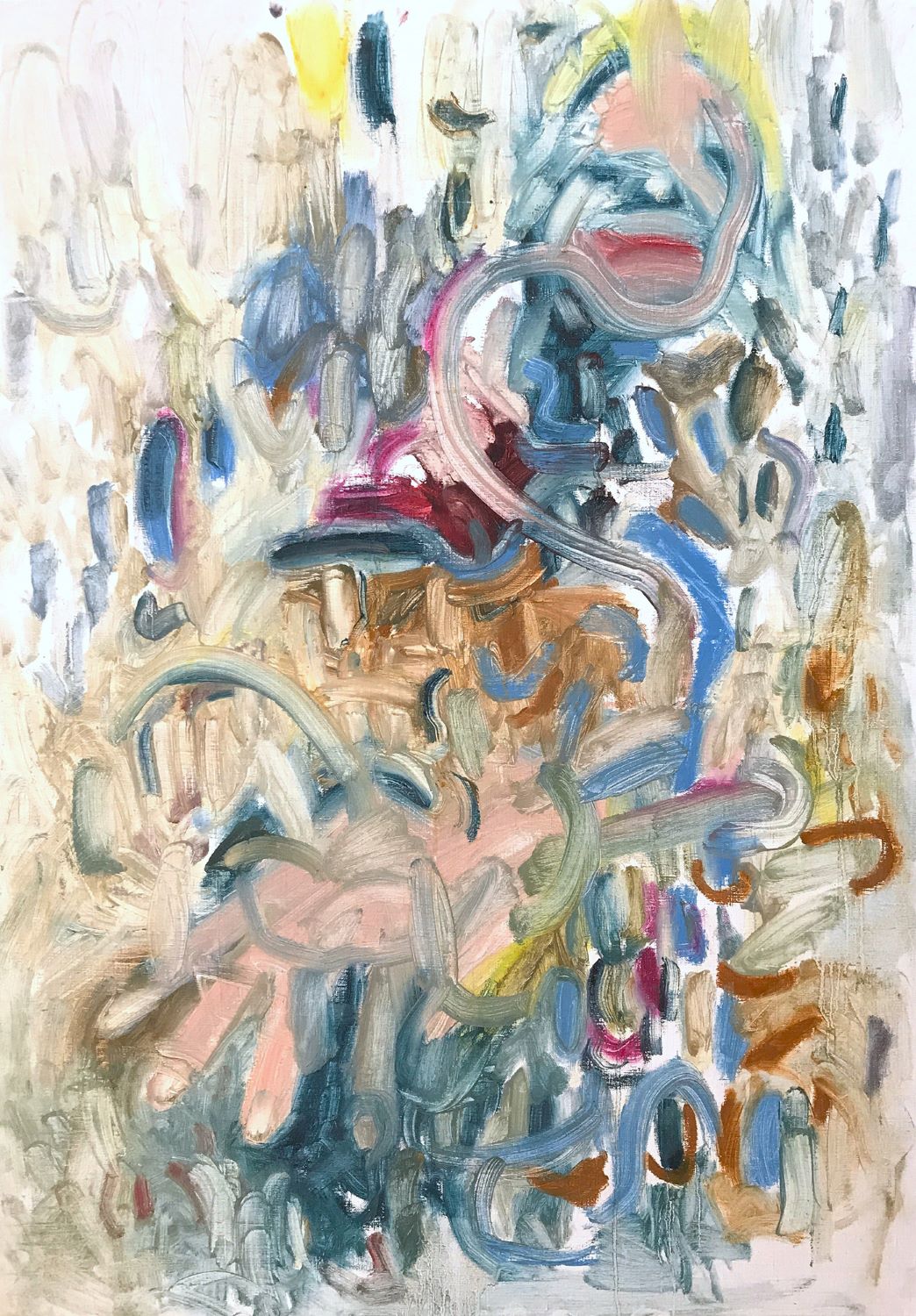 Живопись «Rainy Ø» — абстрактные формы и цветовые потоки от Мани Вертиго, 2015