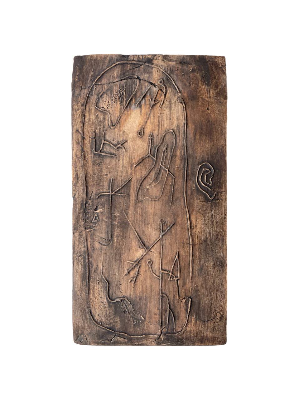 Авторская керамика с линиями и символами. Тонированная поверхность, Полина Долгая