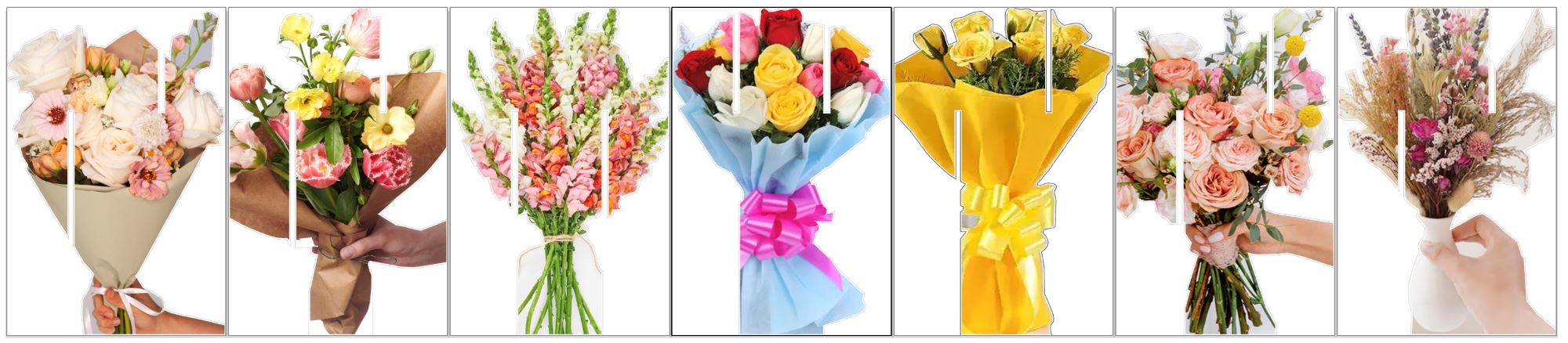 Арт-скульптура «Букет вращения №1» — инсталляция с цветами, Дмитрий Кавка