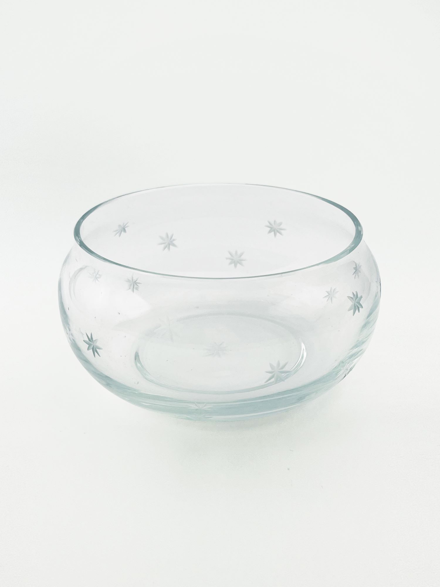 Боул «Капелла» с узором из звёзд на стеклянной поверхности
