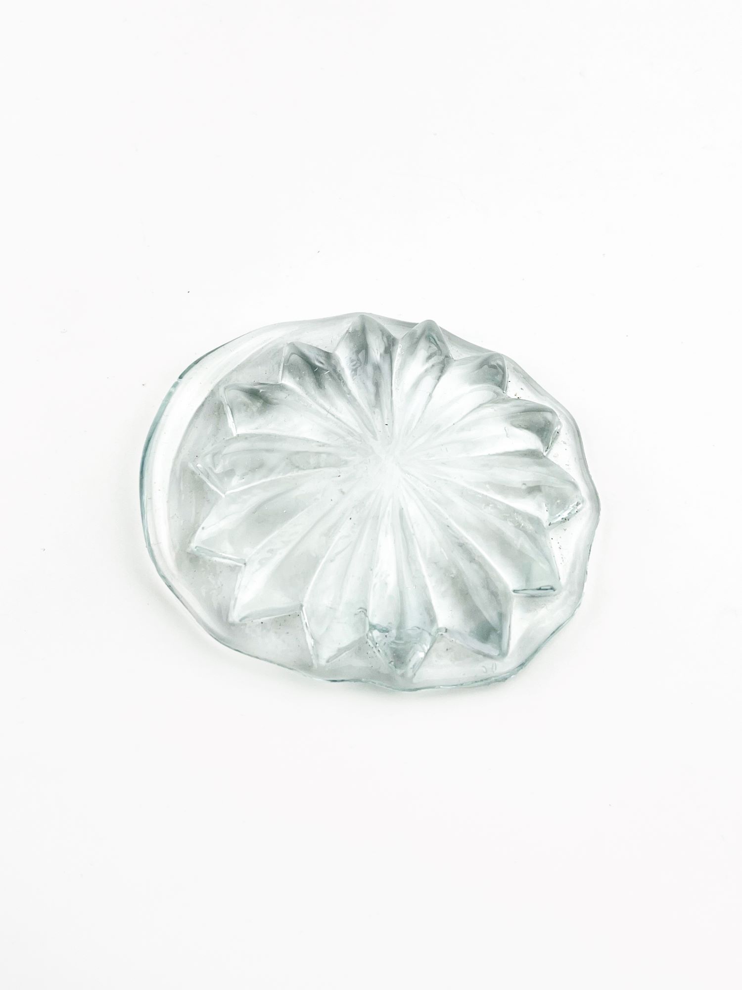 Хрустальная подставка «Сириус» в форме цветка с рельефной гранью