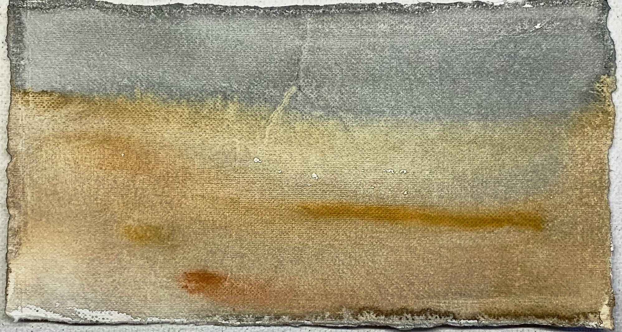 Акварель Саша Афонская «Состояния моря 1», морской пейзаж, 9×17 см