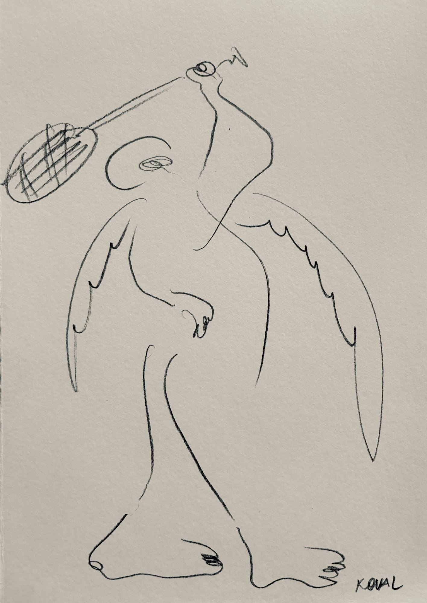 Графика Summer days 1, Полина Коваль, современная авторская работа