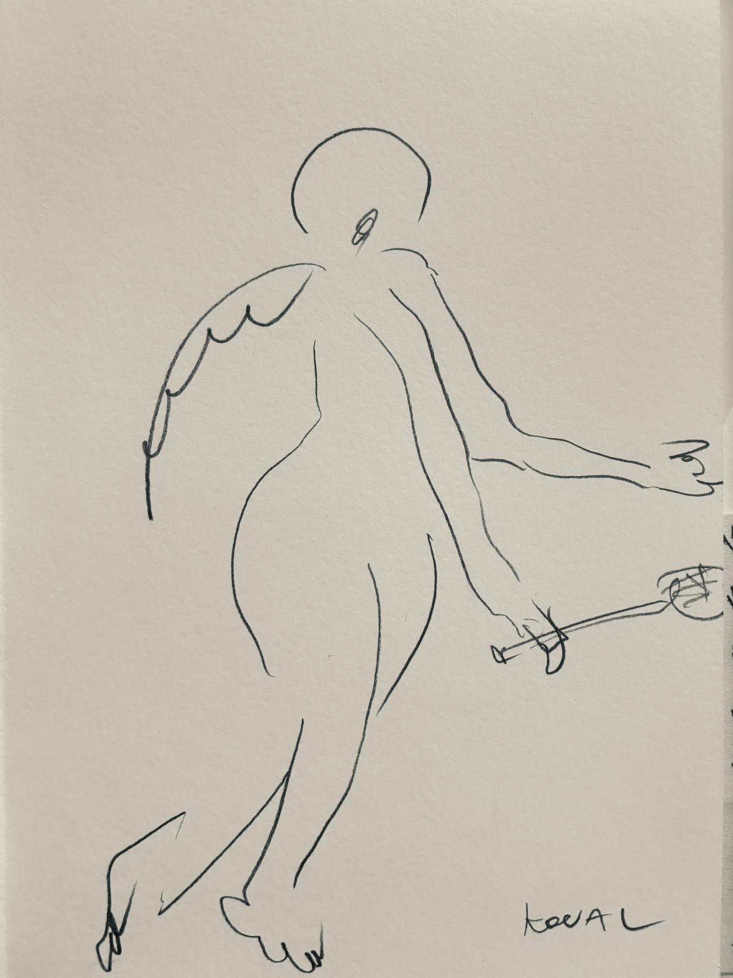 Графика Summer days 2, Полина Коваль, современное искусство