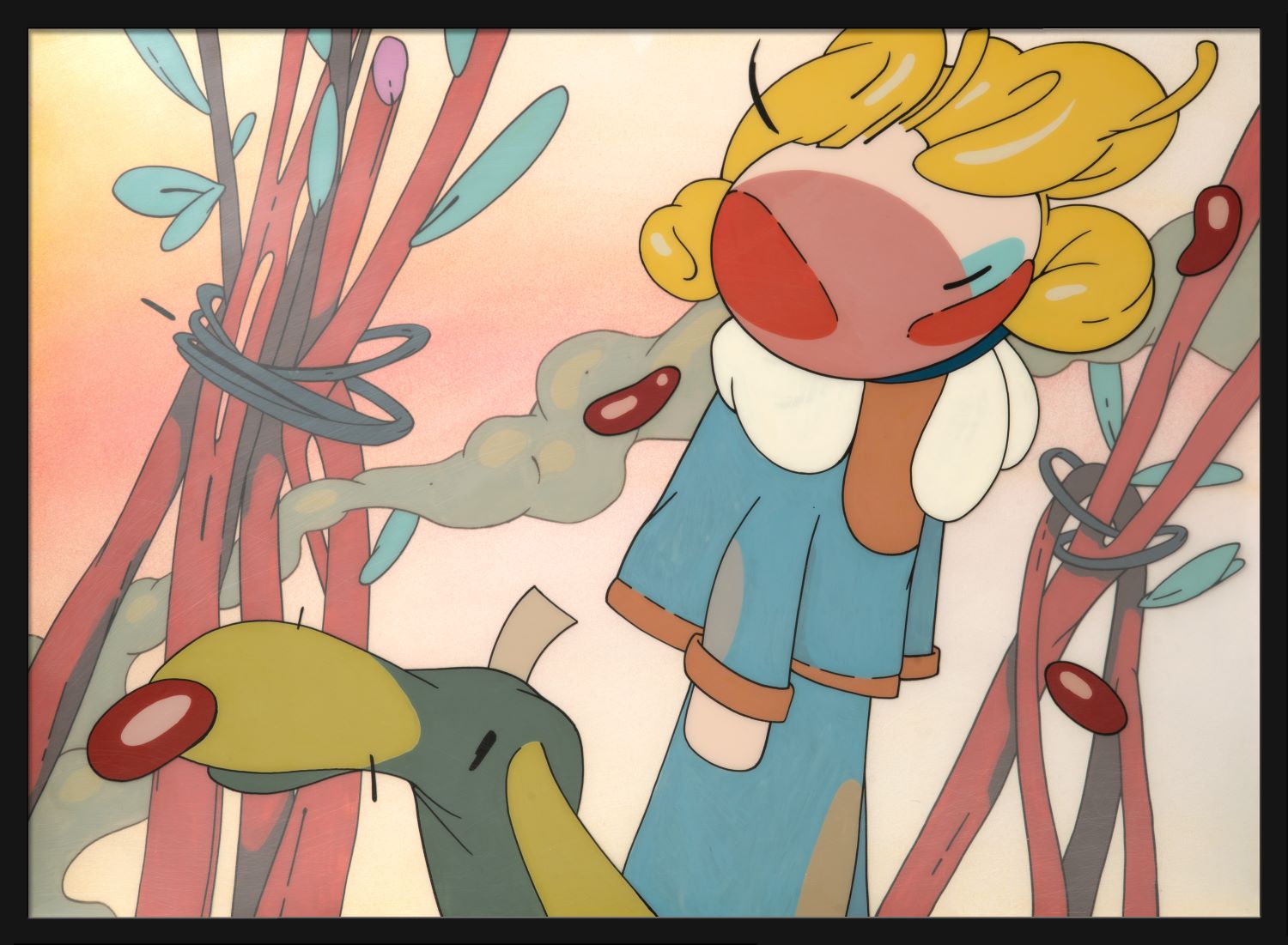 Графика frame 156 Арвидаса Пликайтиса, акрил, уникальная работа